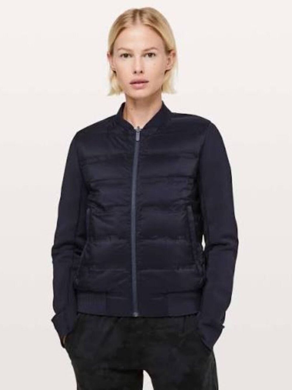 Lululemon Down & Around Reversible Bomber Jacket Woman Size 4